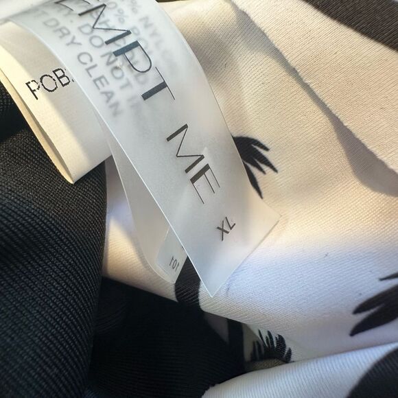 NWT 2 piece swimsuit ruffled flounce top high full coverage bottom NEW XL - Picture 7 of 9